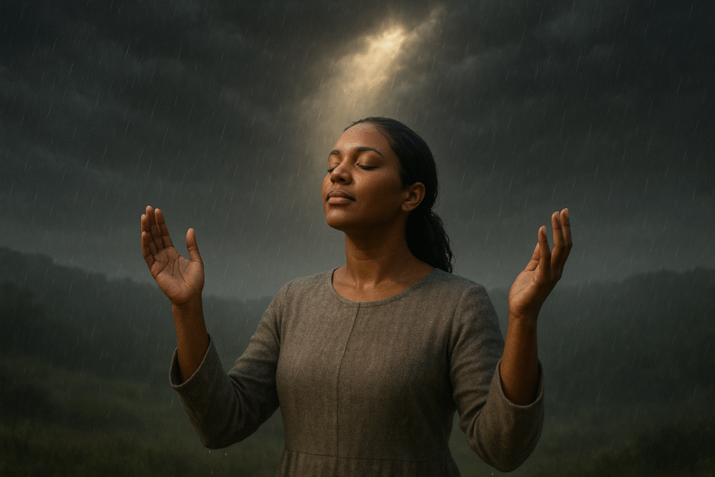 Praise God through the storm