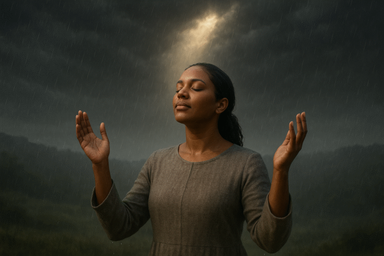Praise God through the storm