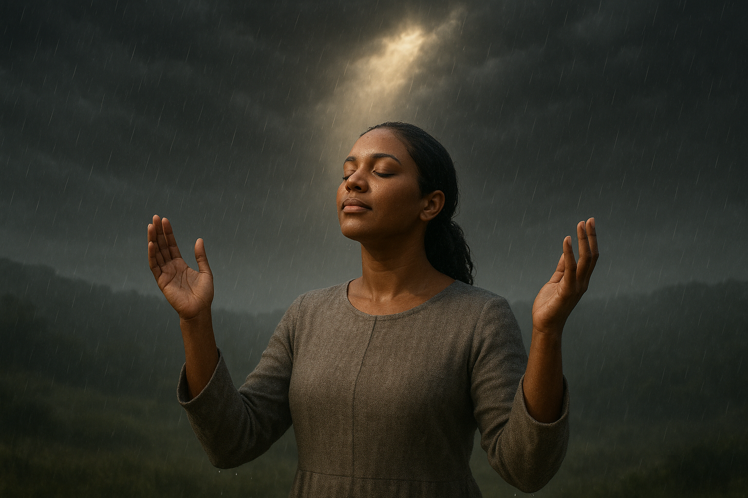 Praise God through the storm